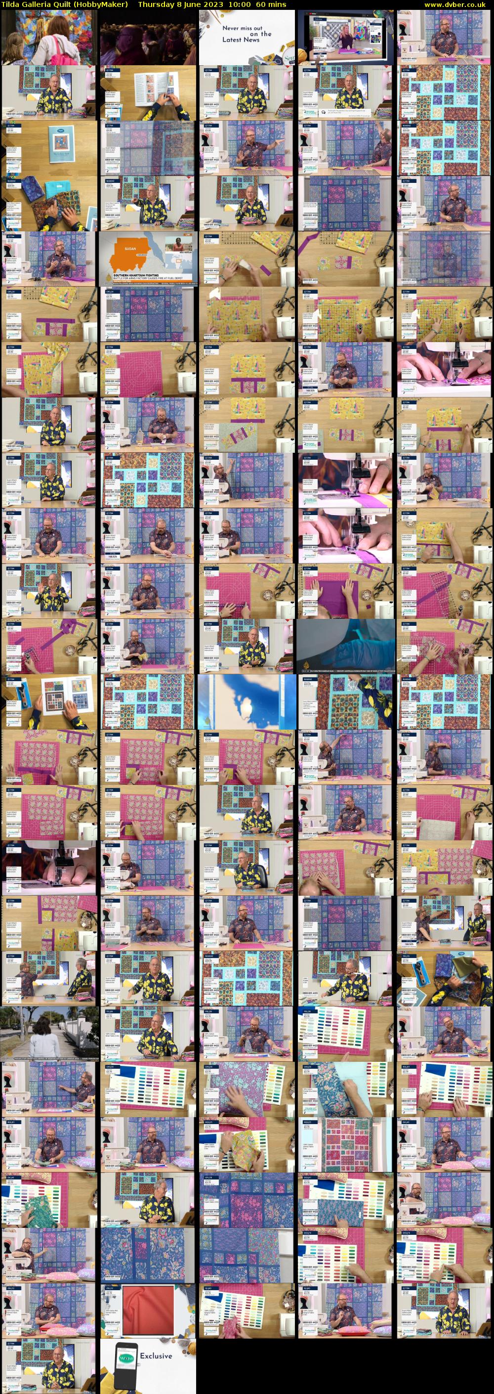 Tilda Galleria Quilt (HobbyMaker) Thursday 8 June 2023 10:00 - 11:00