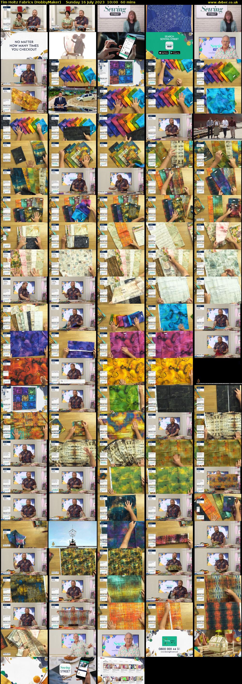 Tim Holtz Fabrics (HobbyMaker) Sunday 16 July 2023 10:00 - 11:00
