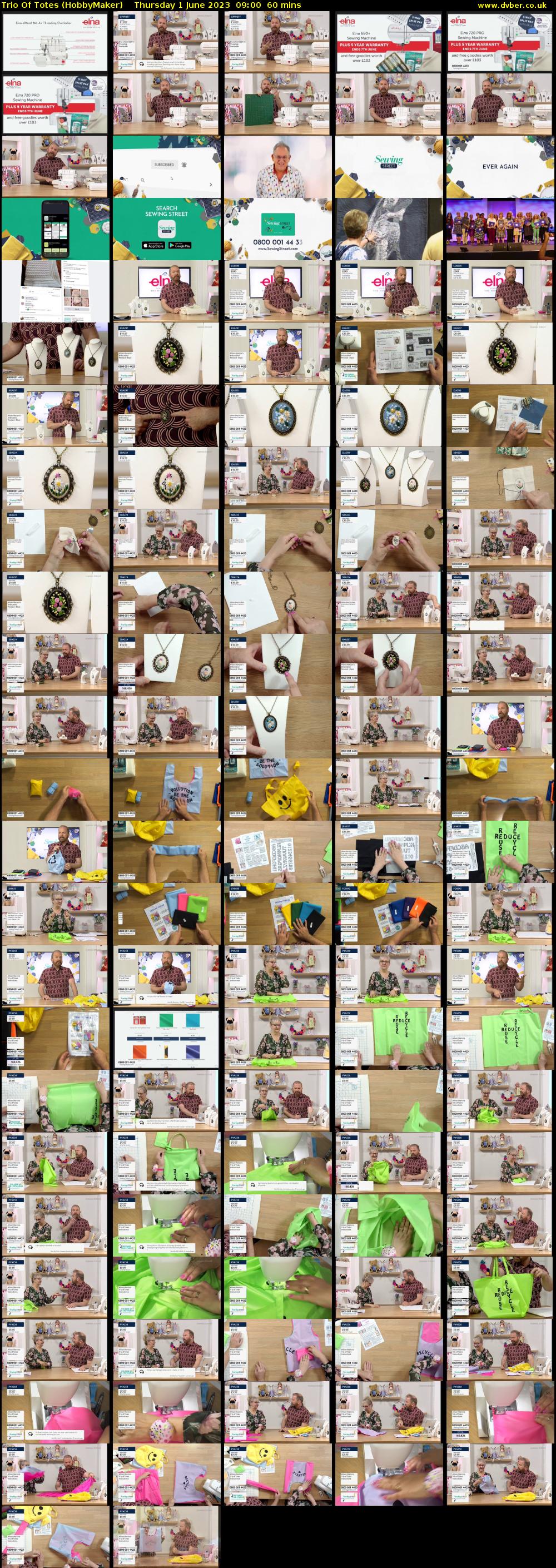 Trio Of Totes (HobbyMaker) Thursday 1 June 2023 09:00 - 10:00