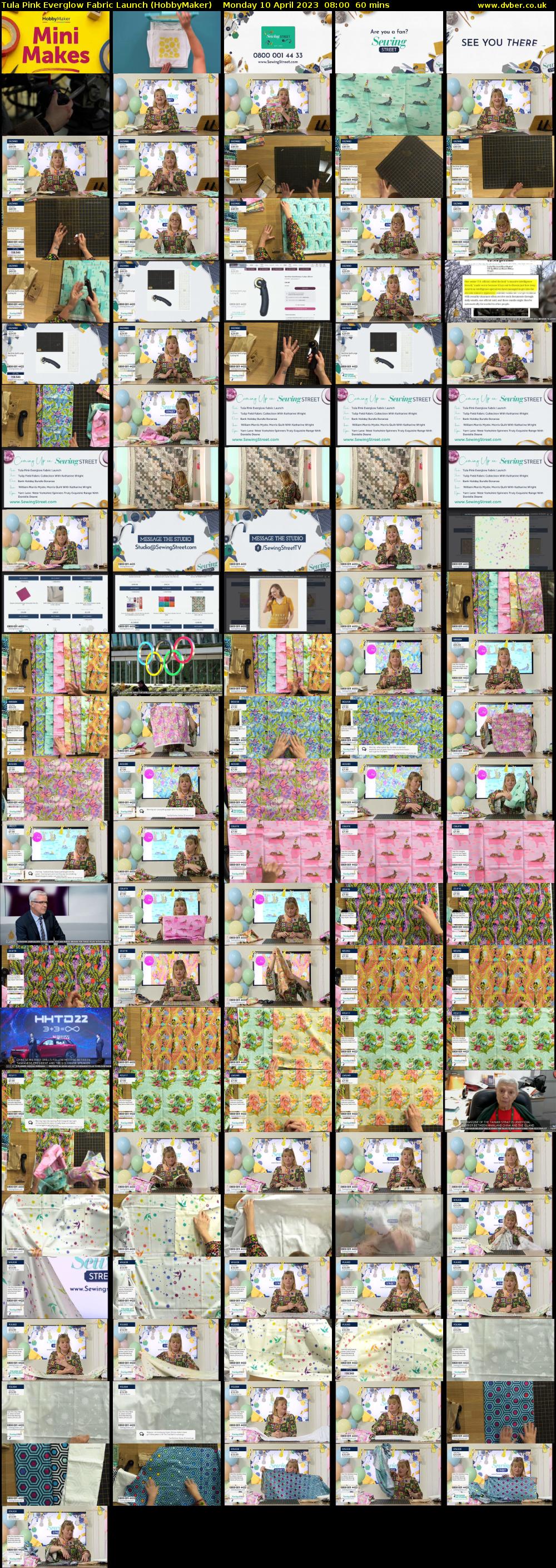 Tula Pink Everglow Fabric Launch (HobbyMaker) Monday 10 April 2023 08:00 - 09:00