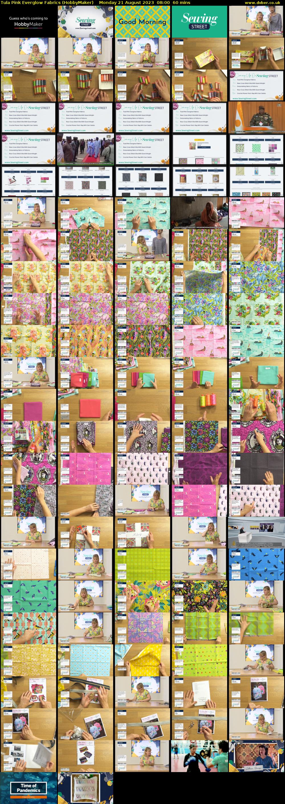 Tula Pink Everglow Fabrics (HobbyMaker) Monday 21 August 2023 08:00 - 09:00