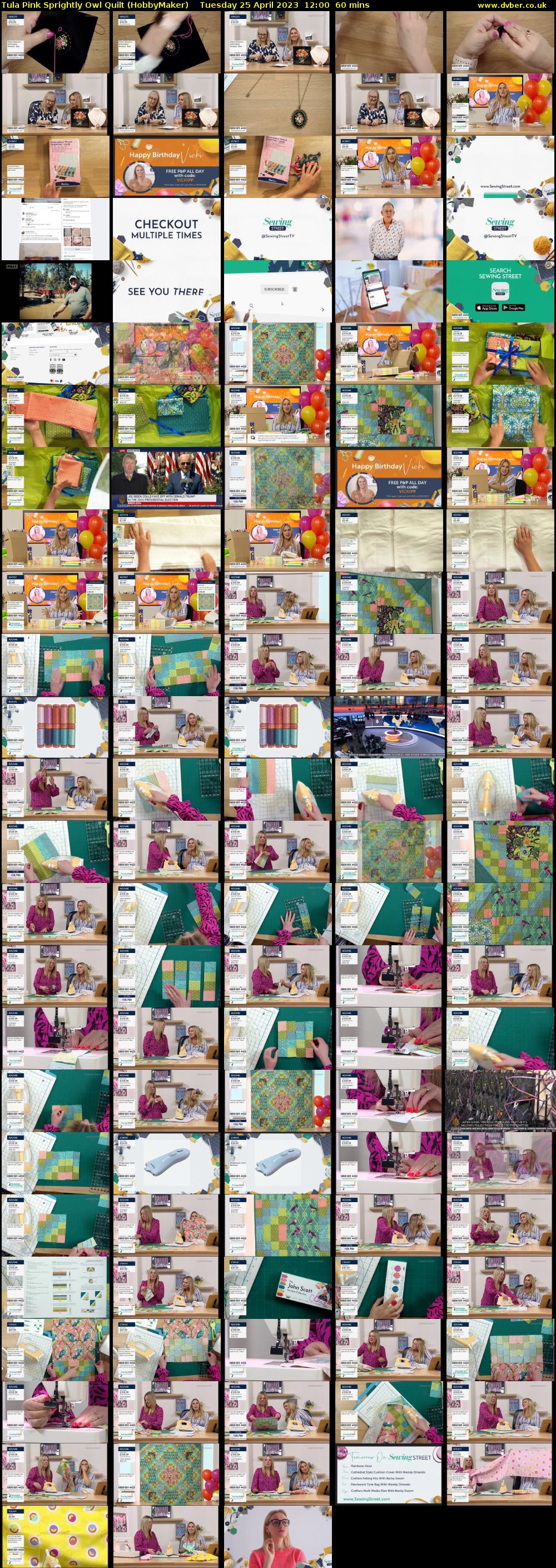 Tula Pink Sprightly Owl Quilt (HobbyMaker) Tuesday 25 April 2023 12:00 - 13:00