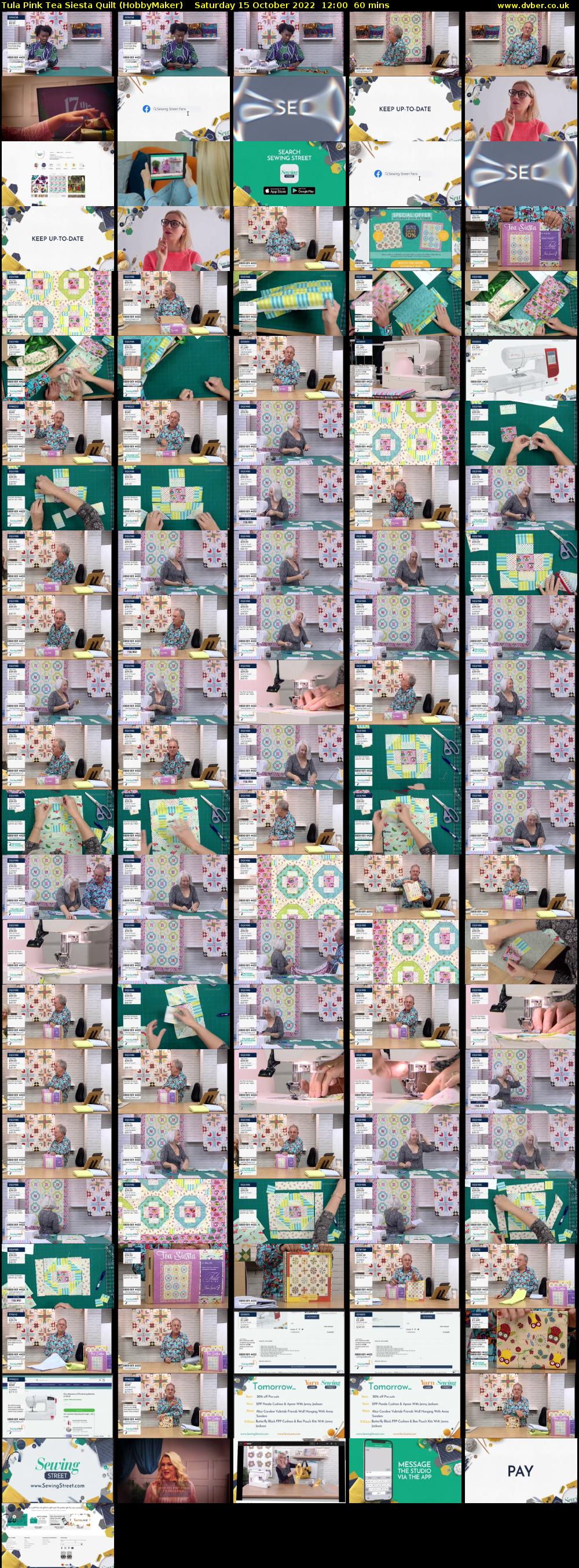 Tula Pink Tea Siesta Quilt (HobbyMaker) Saturday 15 October 2022 12:00 - 13:00