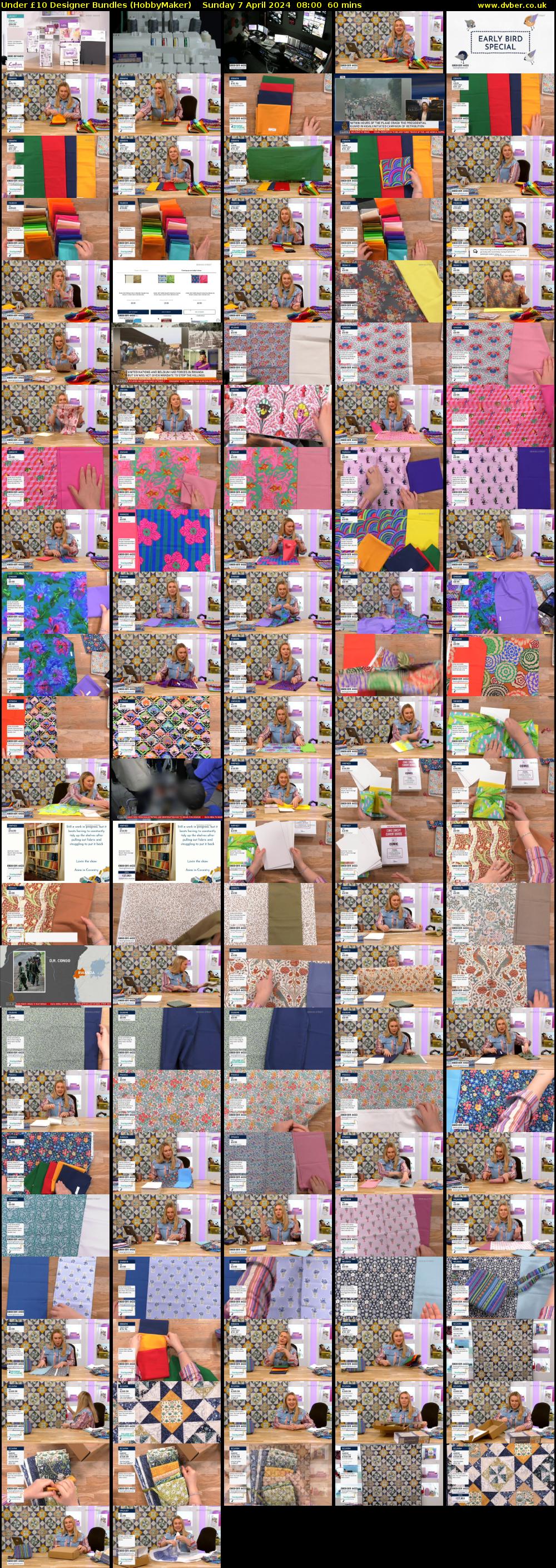 Under £10 Designer Bundles (HobbyMaker) Sunday 7 April 2024 08:00 - 09:00