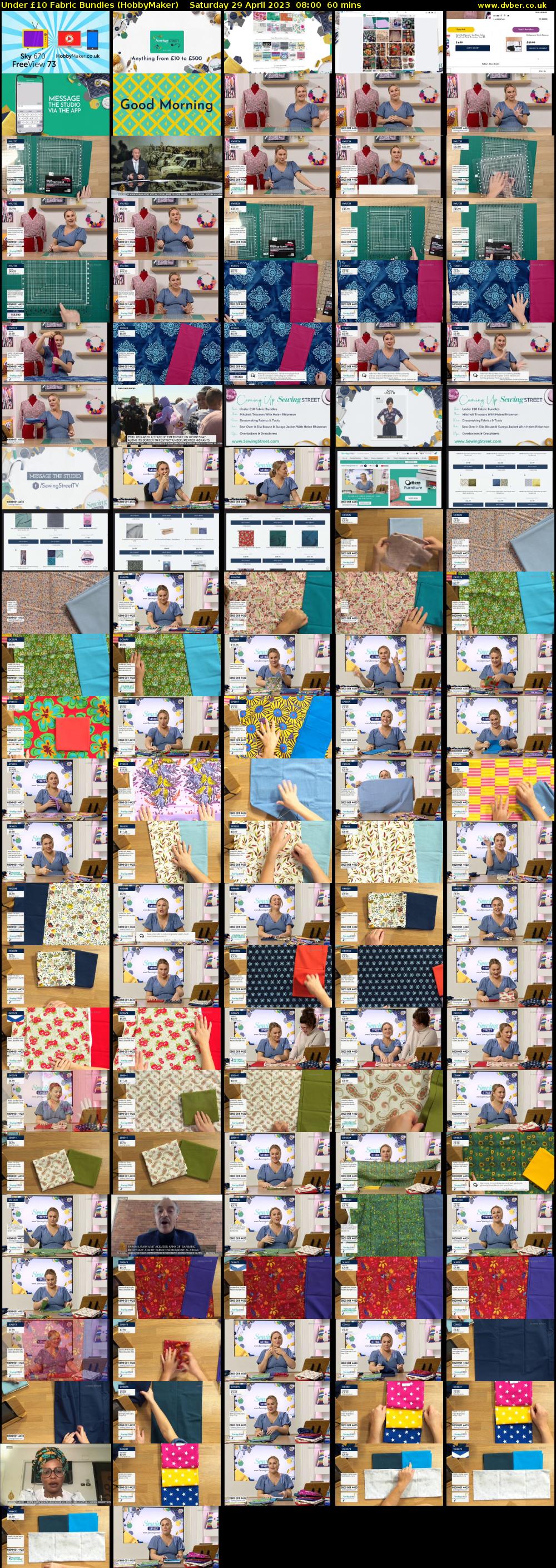 Under £10 Fabric Bundles (HobbyMaker) Saturday 29 April 2023 08:00 - 09:00