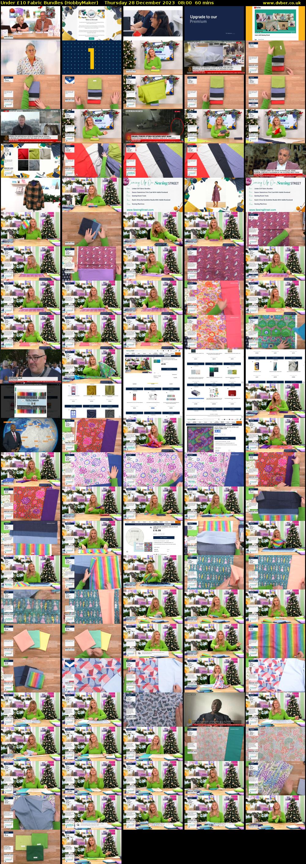 Under £10 Fabric Bundles (HobbyMaker) Thursday 28 December 2023 08:00 - 09:00