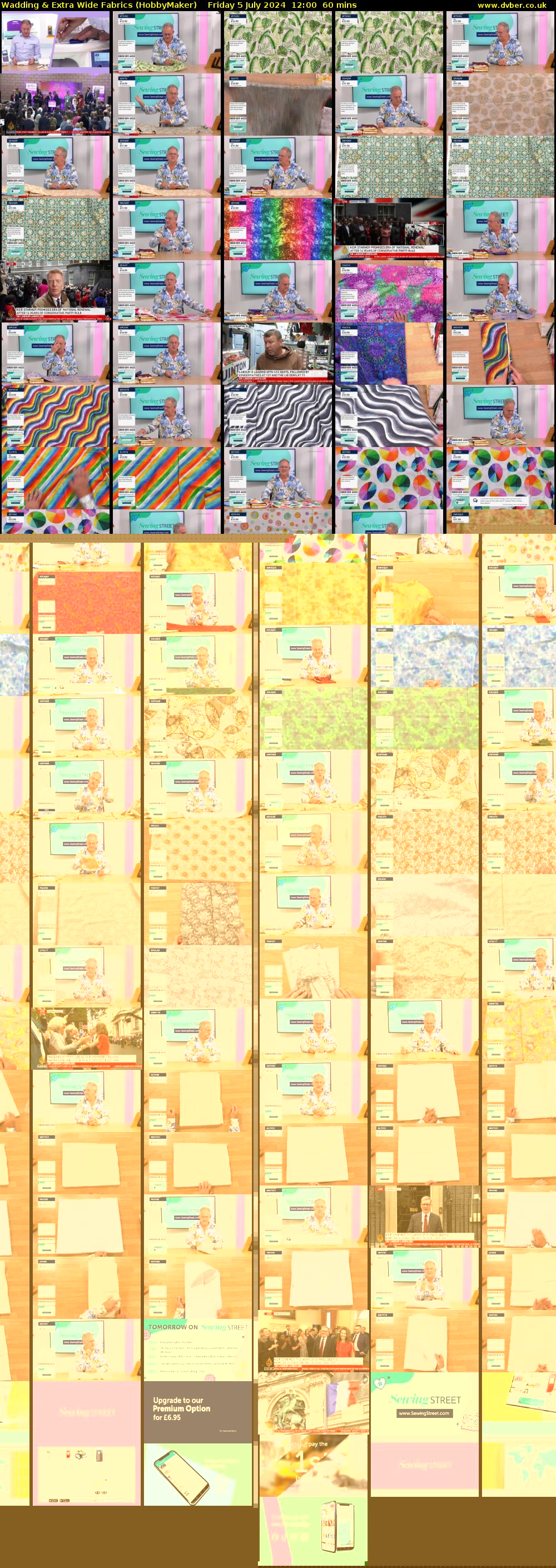 Wadding & Extra Wide Fabrics (HobbyMaker) Friday 5 July 2024 12:00 - 13:00