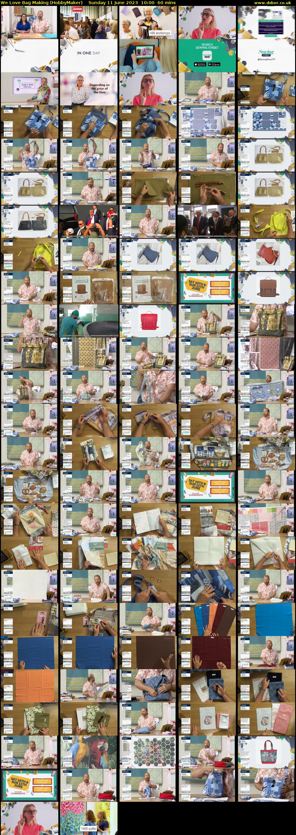 We Love Bag Making (HobbyMaker) Sunday 11 June 2023 10:00 - 11:00