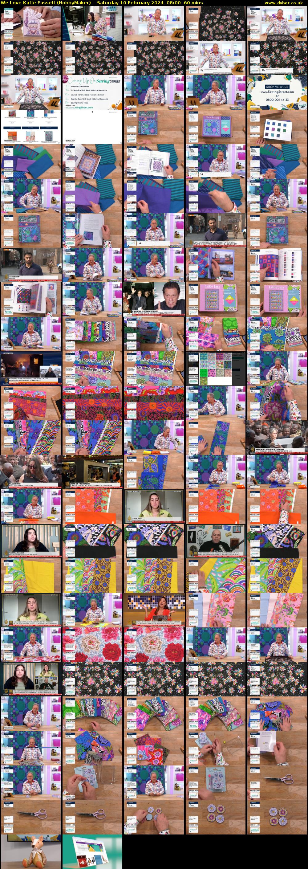 We love Kaffe Fassett (HobbyMaker) Saturday 10 February 2024 08:00 - 09:00