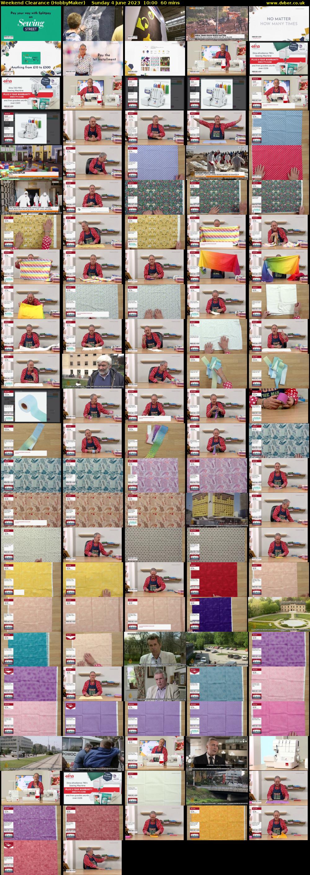 Weekend Clearance (HobbyMaker) Sunday 4 June 2023 10:00 - 11:00