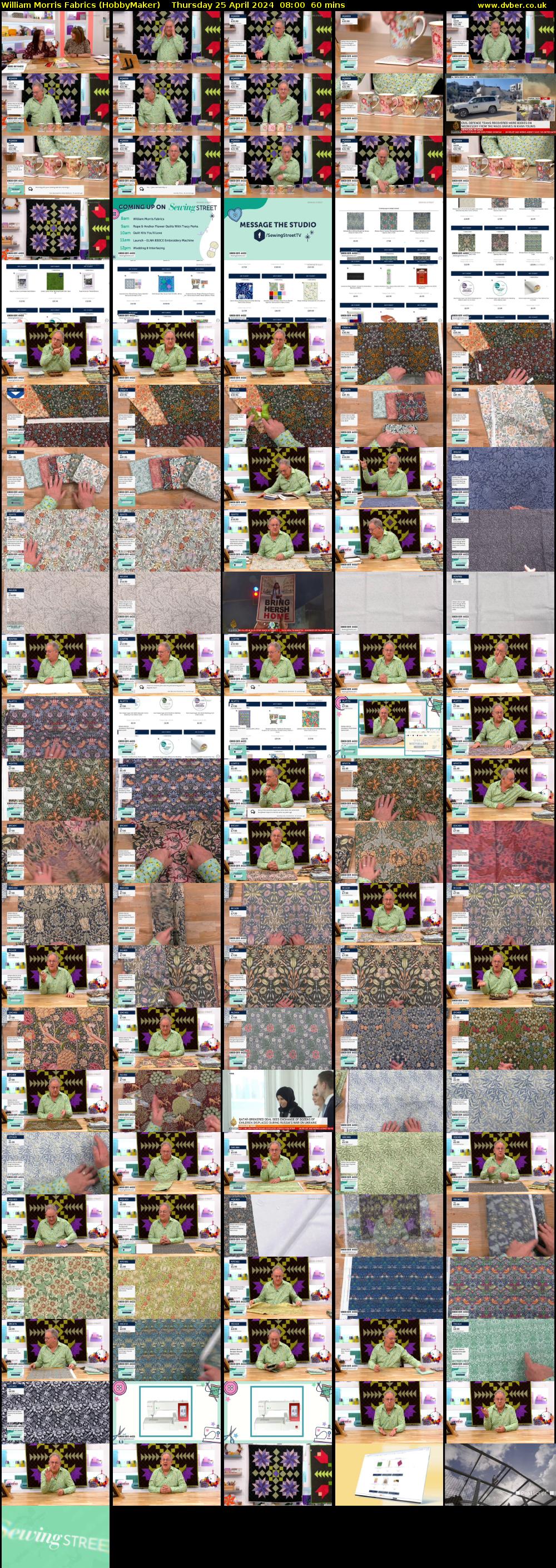 William Morris Fabrics (HobbyMaker) Thursday 25 April 2024 08:00 - 09:00