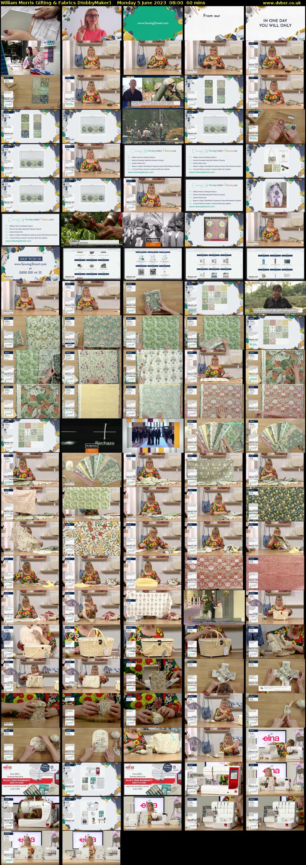 William Morris Gifting & Fabrics (HobbyMaker) Monday 5 June 2023 08:00 - 09:00