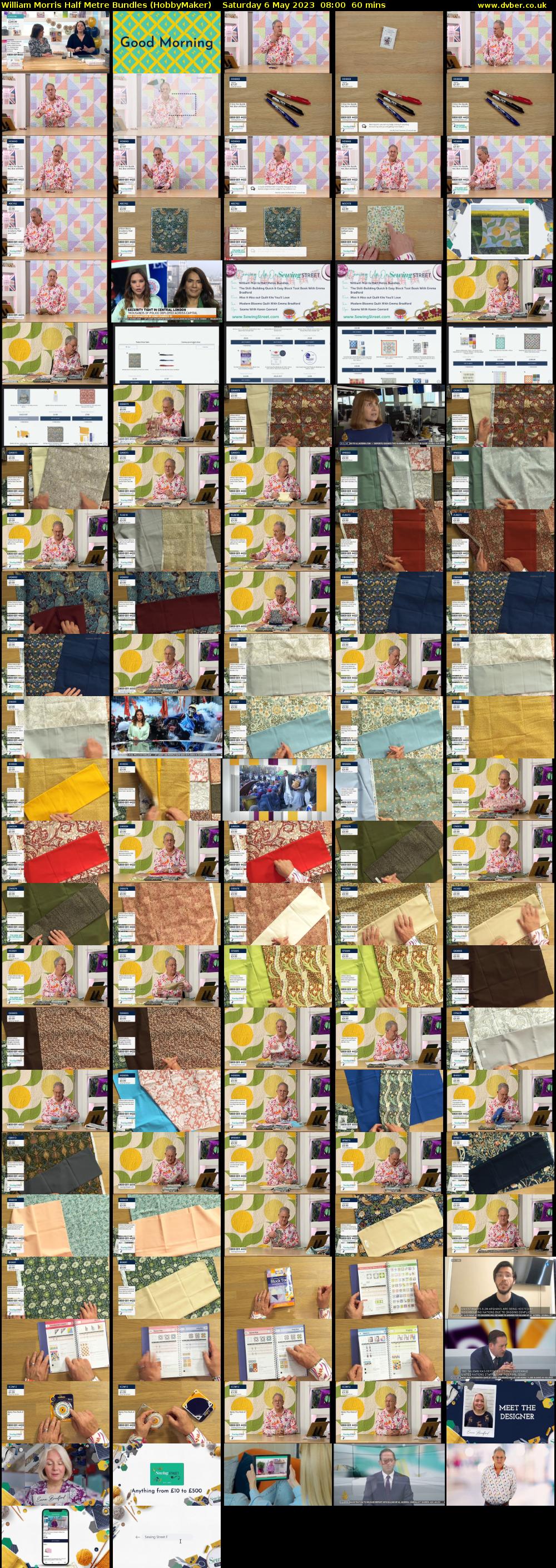 William Morris Half Metre Bundles (HobbyMaker) Saturday 6 May 2023 08:00 - 09:00