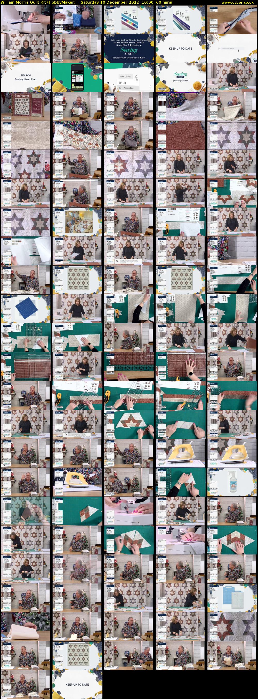 William Morris Quilt Kit (HobbyMaker) Saturday 10 December 2022 10:00 - 11:00