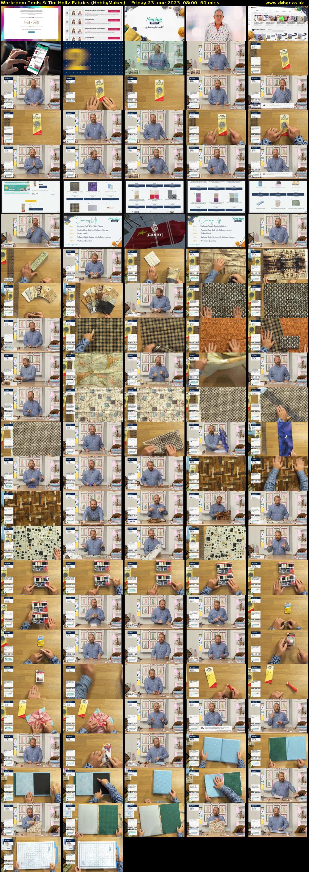 Workroom Tools & Tim Holtz Fabrics (HobbyMaker) Friday 23 June 2023 08:00 - 09:00