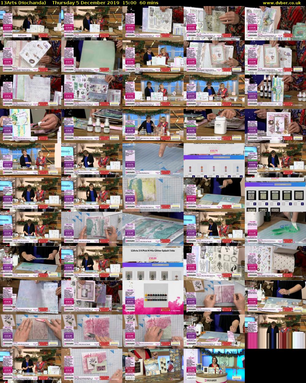 13Arts (Hochanda) Thursday 5 December 2019 15:00 - 16:00
