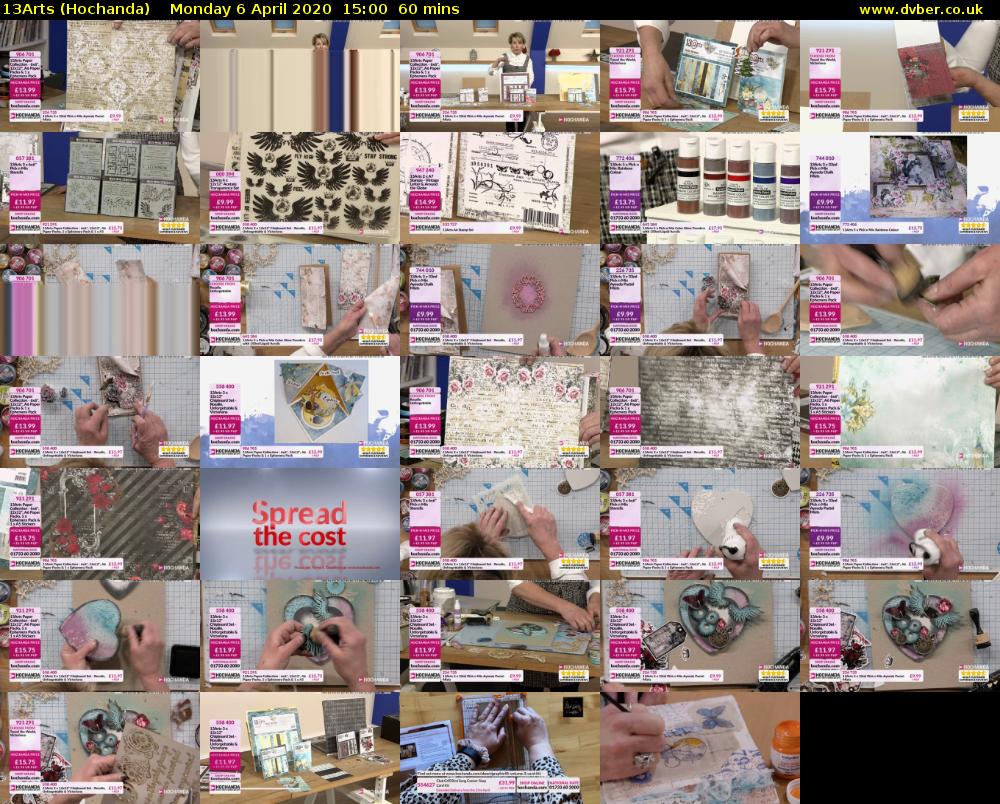 13Arts (Hochanda) Monday 6 April 2020 15:00 - 16:00