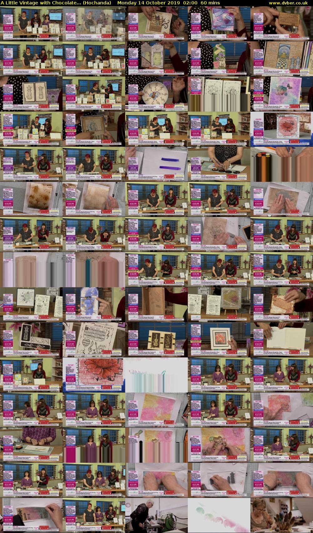 A Little Vintage with Chocolate... (Hochanda) Monday 14 October 2019 02:00 - 03:00