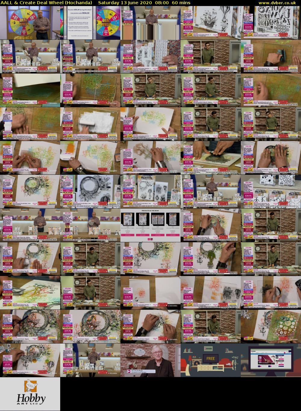 AALL & Create Deal Wheel (Hochanda) Saturday 13 June 2020 08:00 - 09:00