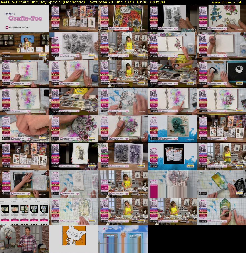 AALL & Create One Day Special (Hochanda) Saturday 20 June 2020 18:00 - 19:00