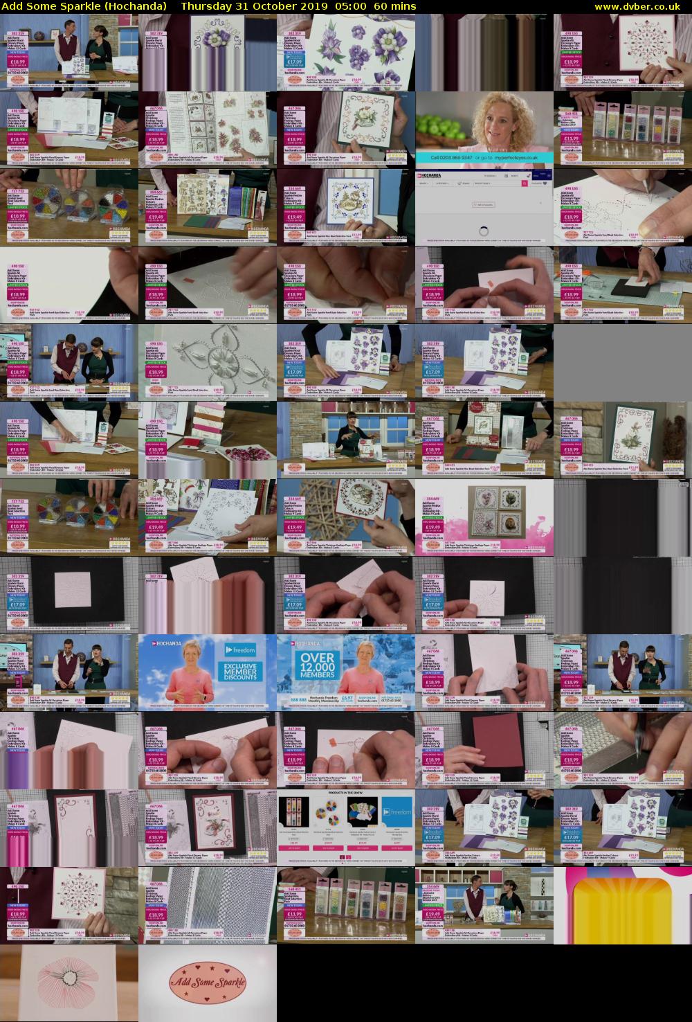 Add Some Sparkle (Hochanda) Thursday 31 October 2019 05:00 - 06:00