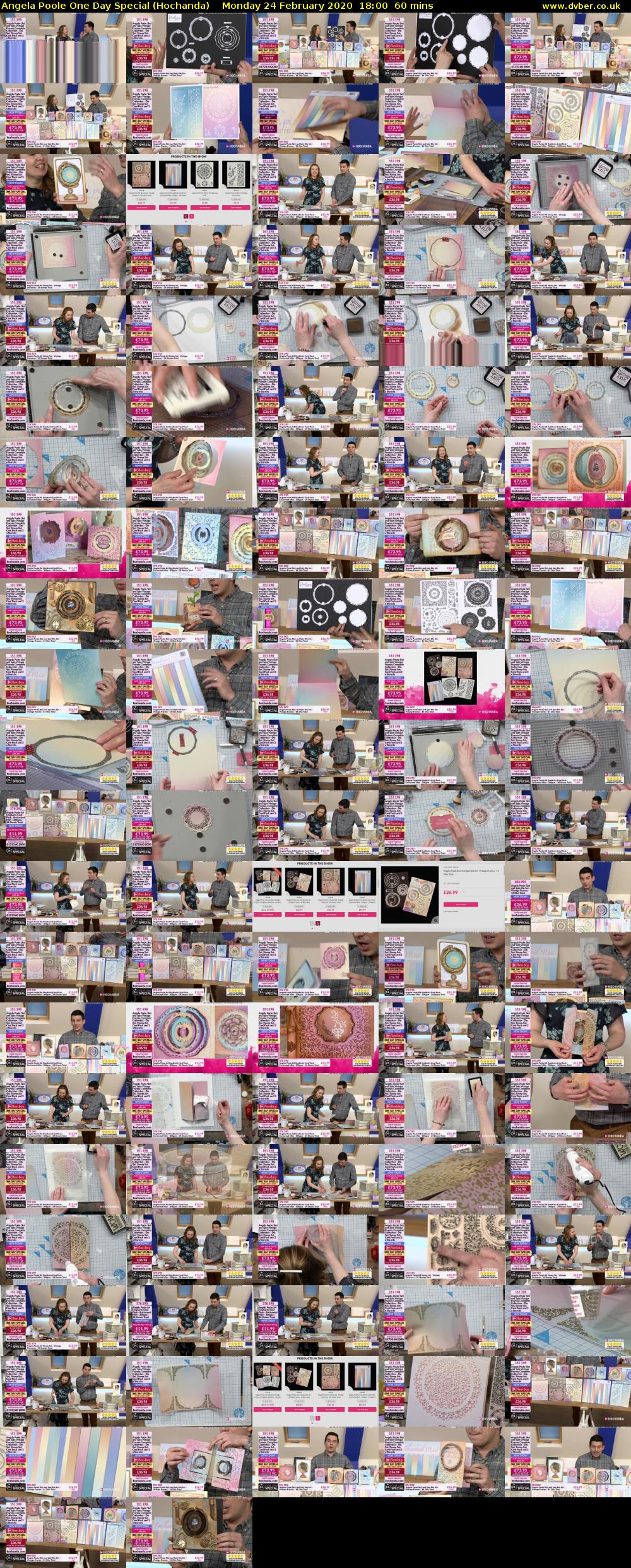 Angela Poole One Day Special (Hochanda) Monday 24 February 2020 18:00 - 19:00