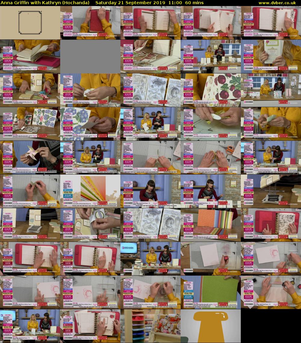 Anna Griffin with Kathryn (Hochanda) Saturday 21 September 2019 11:00 - 12:00