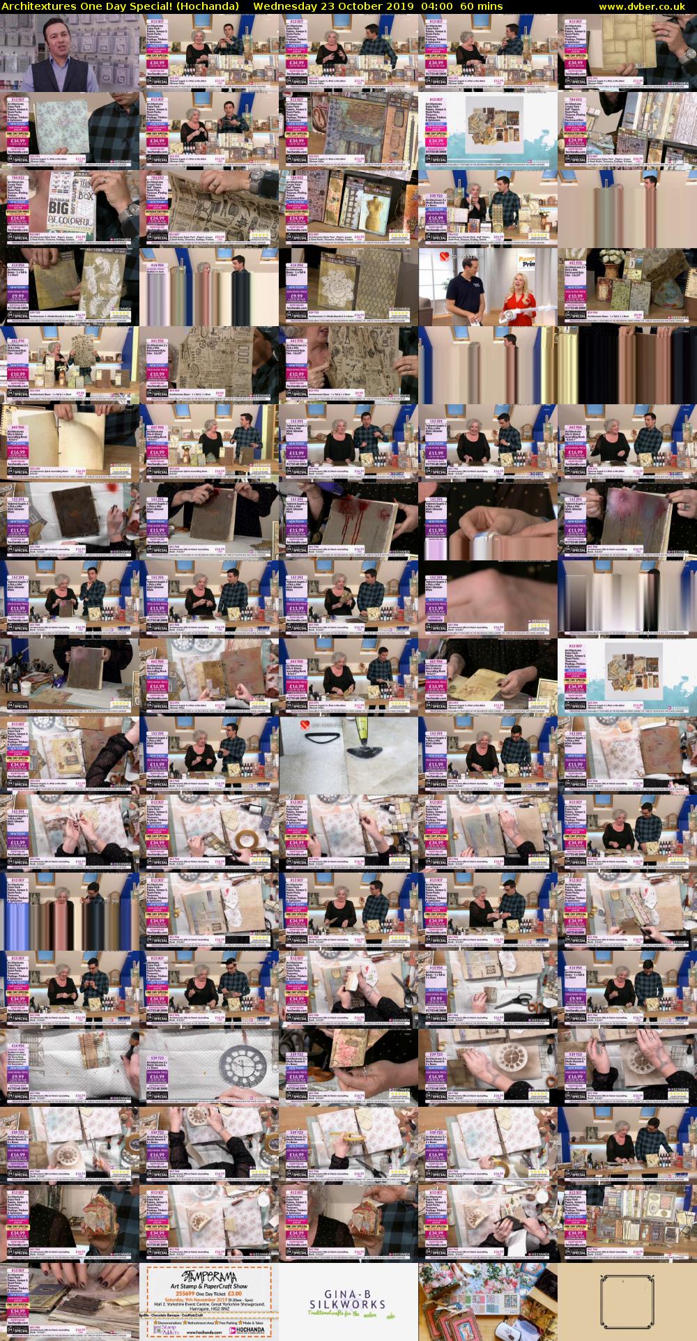 Architextures One Day Special! (Hochanda) Wednesday 23 October 2019 04:00 - 05:00