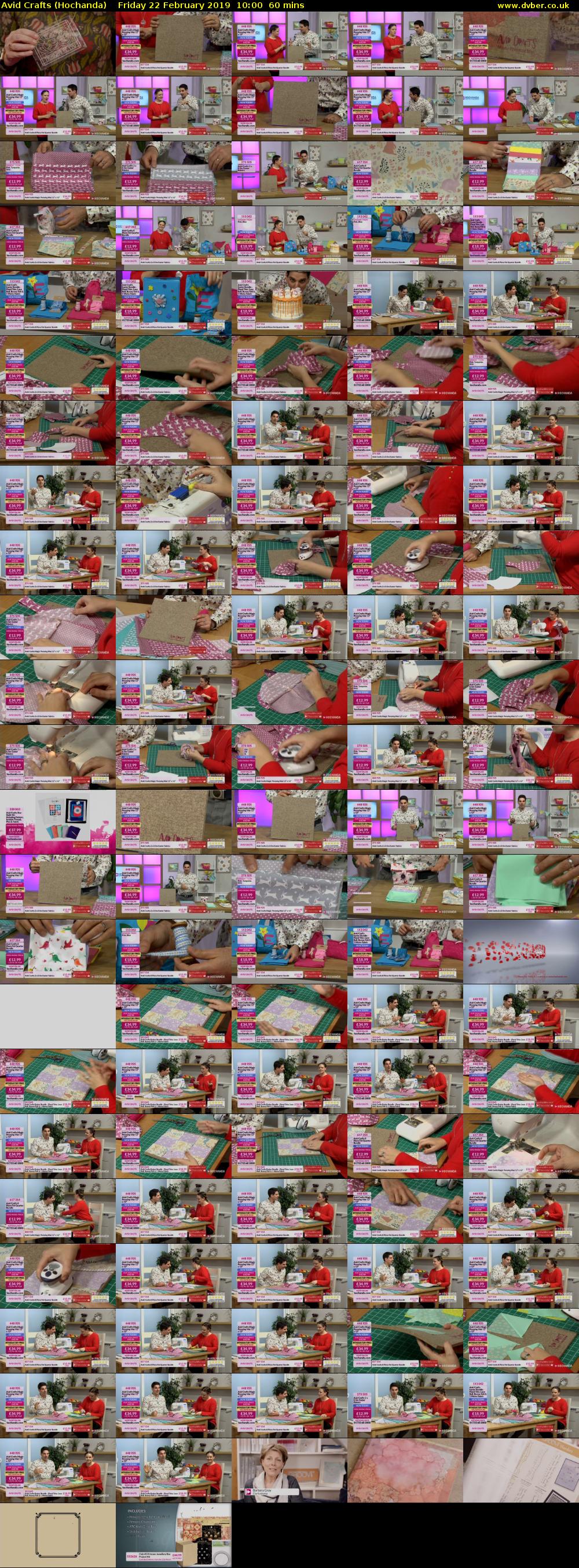 Avid Crafts (Hochanda) Friday 22 February 2019 10:00 - 11:00