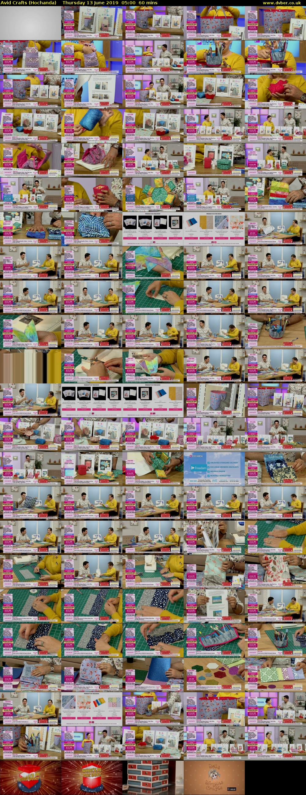 Avid Crafts (Hochanda) Thursday 13 June 2019 05:00 - 06:00