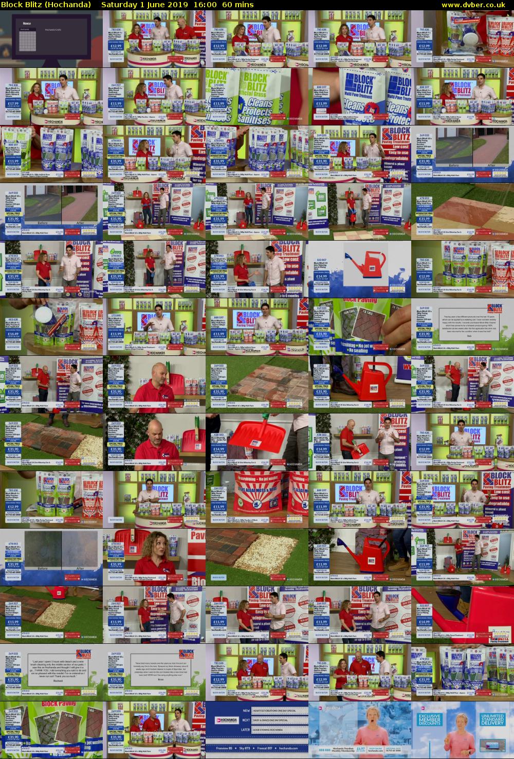 Block Blitz (Hochanda) Saturday 1 June 2019 16:00 - 17:00