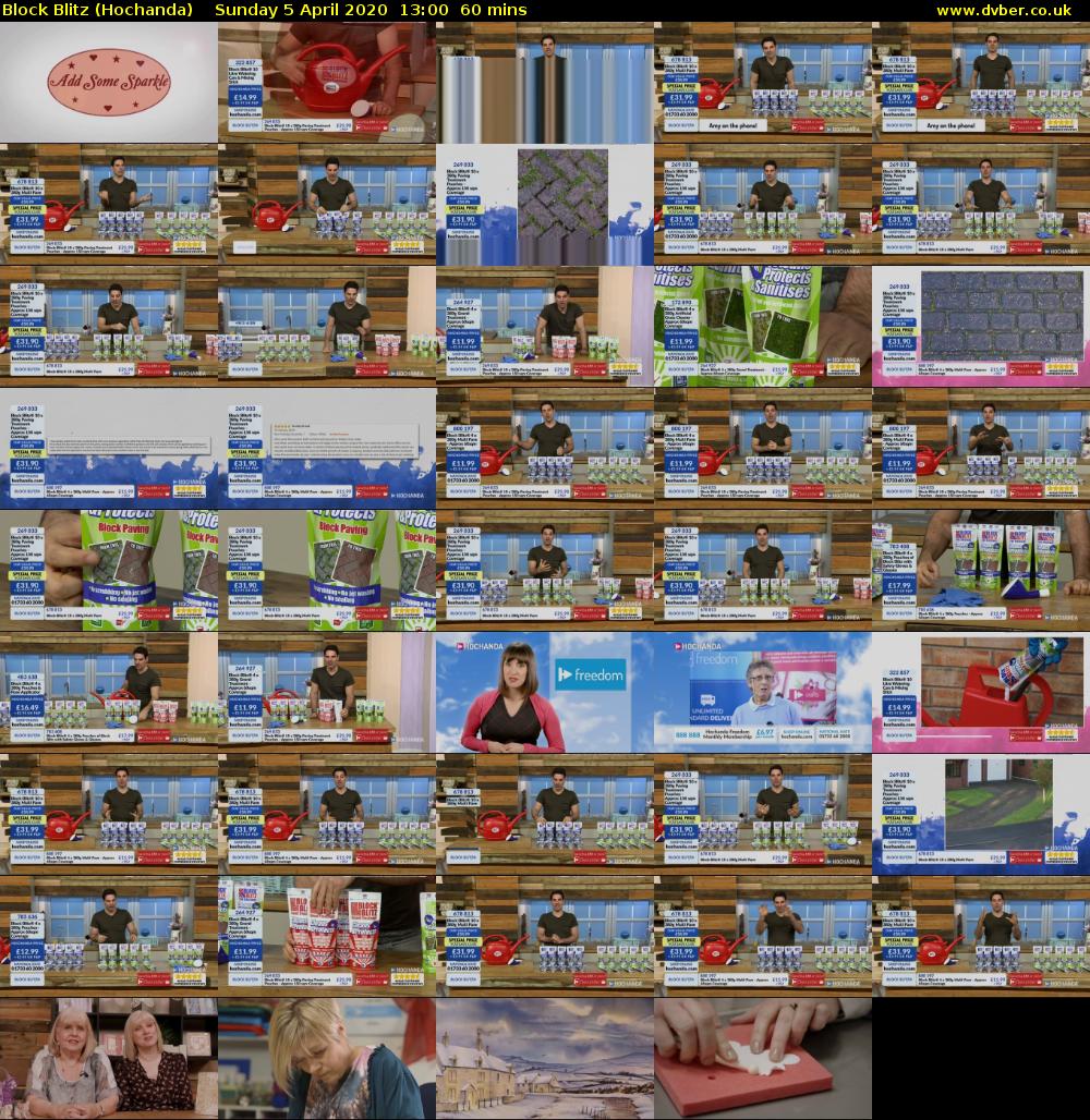 Block Blitz (Hochanda) Sunday 5 April 2020 13:00 - 14:00