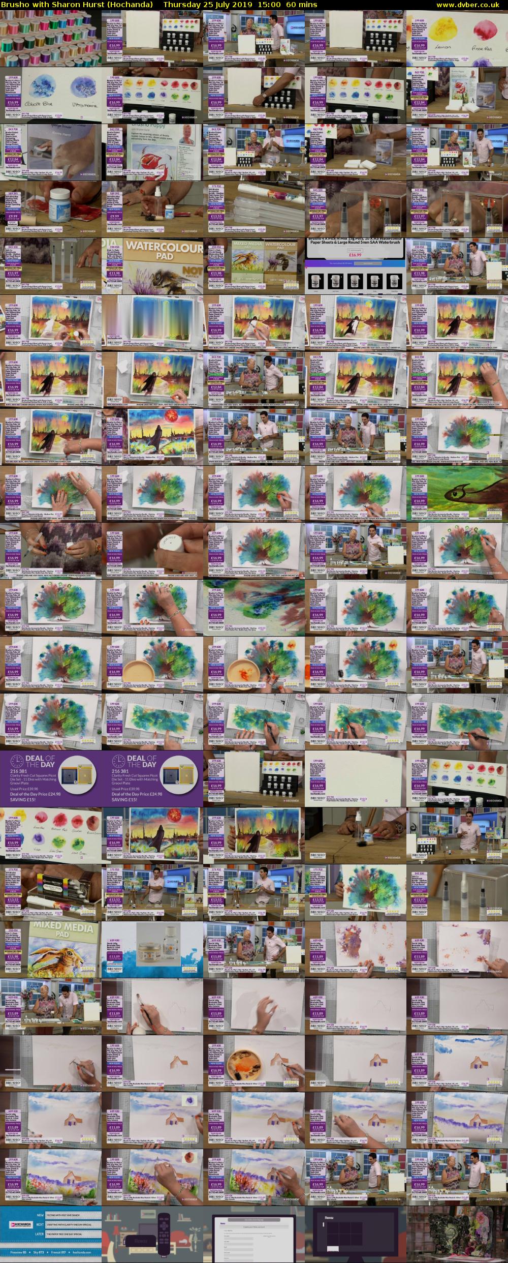 Brusho with Sharon Hurst (Hochanda) Thursday 25 July 2019 15:00 - 16:00