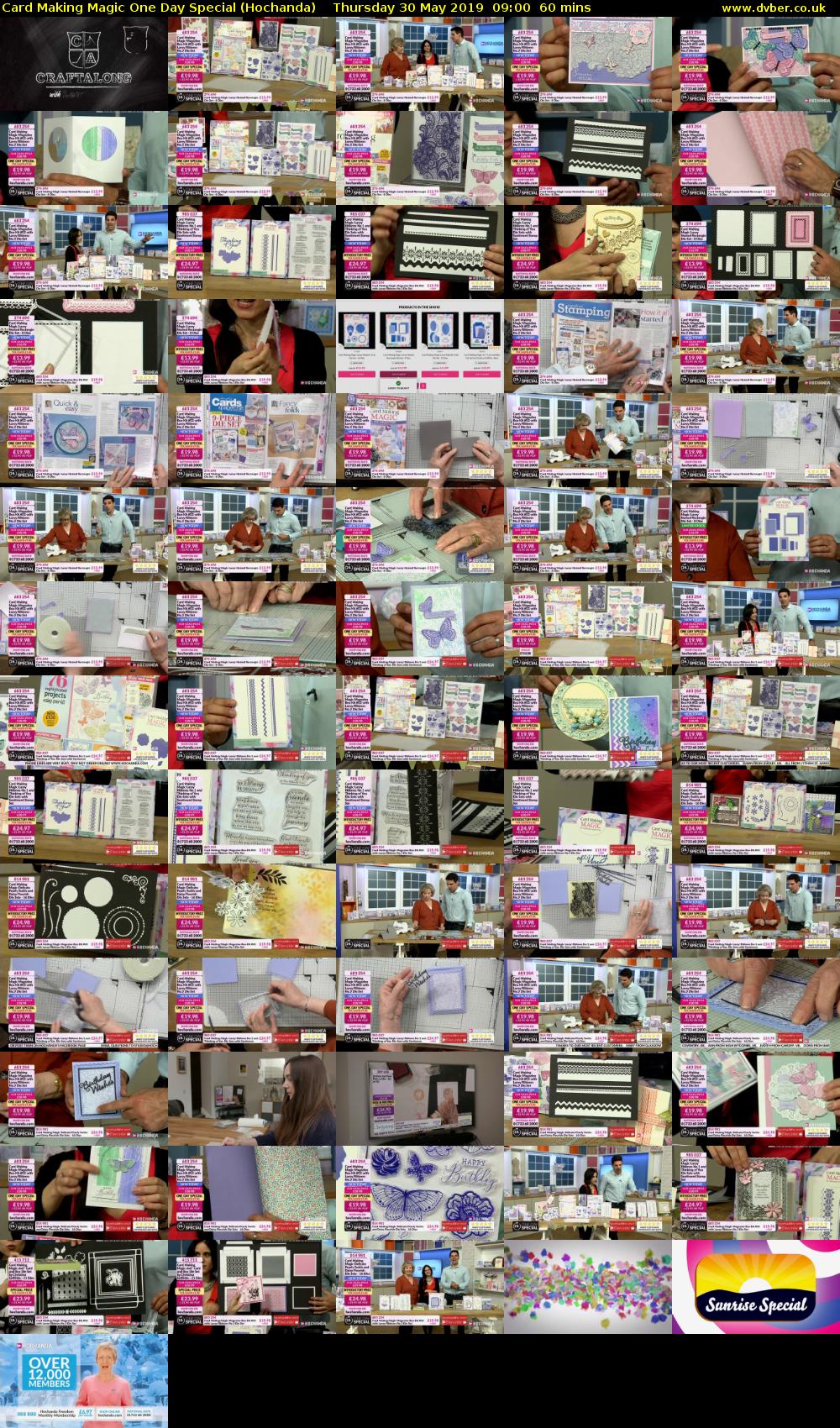 Card Making Magic One Day Special (Hochanda) Thursday 30 May 2019 09:00 - 10:00