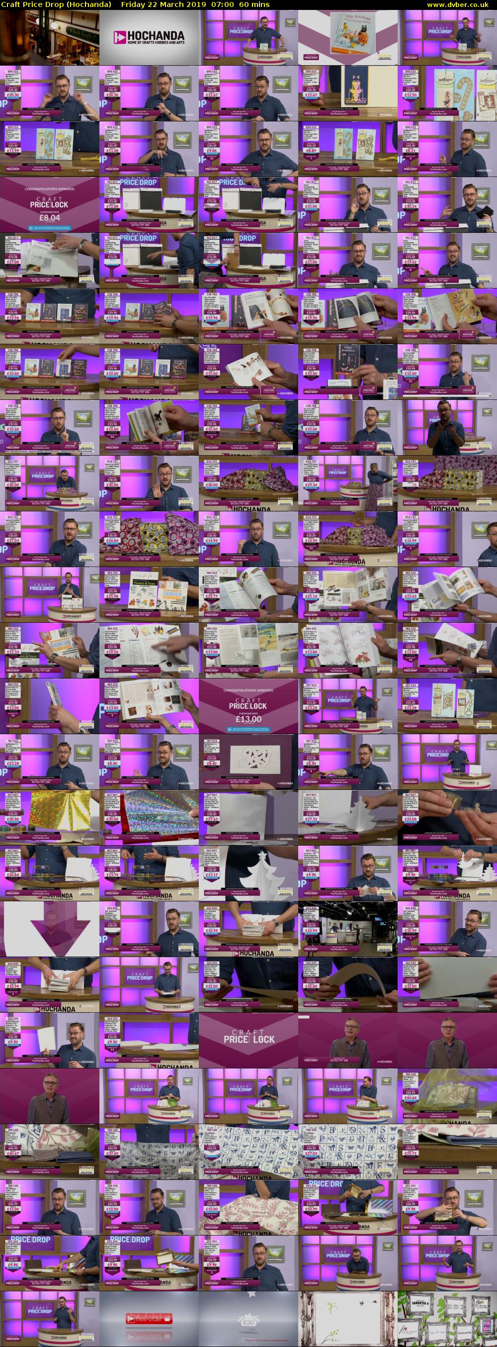 Craft Price Drop (Hochanda) Friday 22 March 2019 07:00 - 08:00