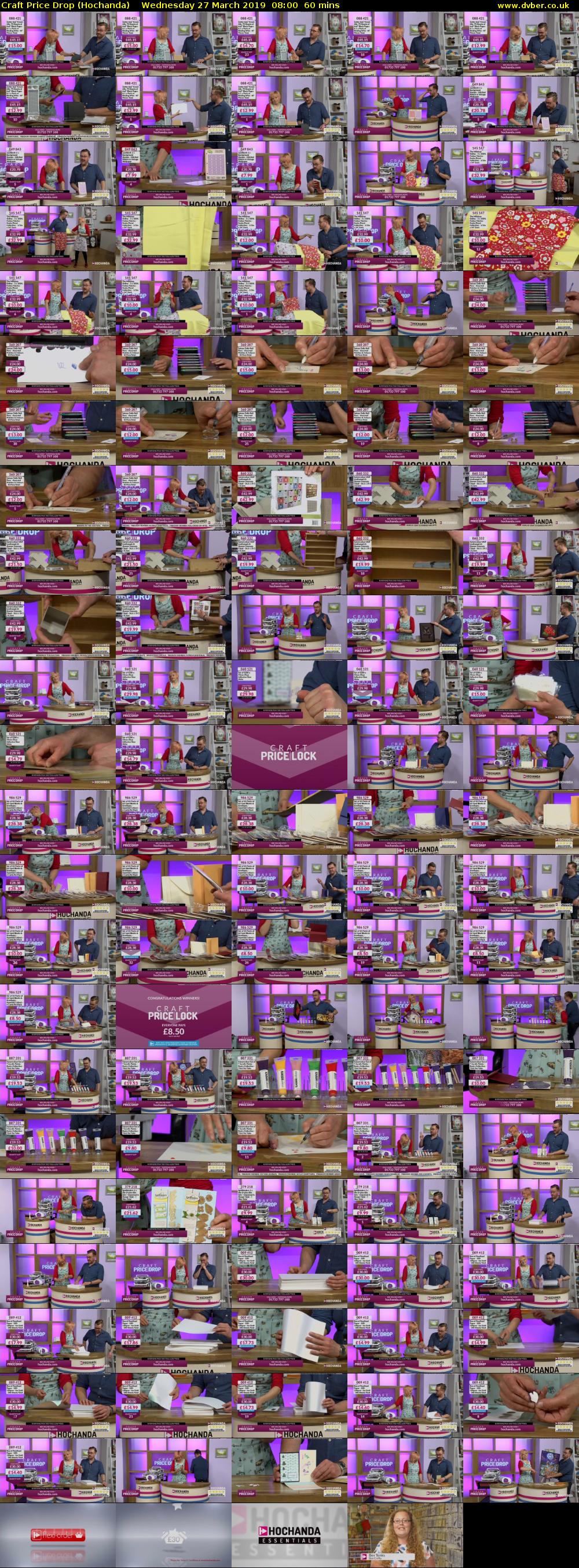 Craft Price Drop (Hochanda) Wednesday 27 March 2019 08:00 - 09:00