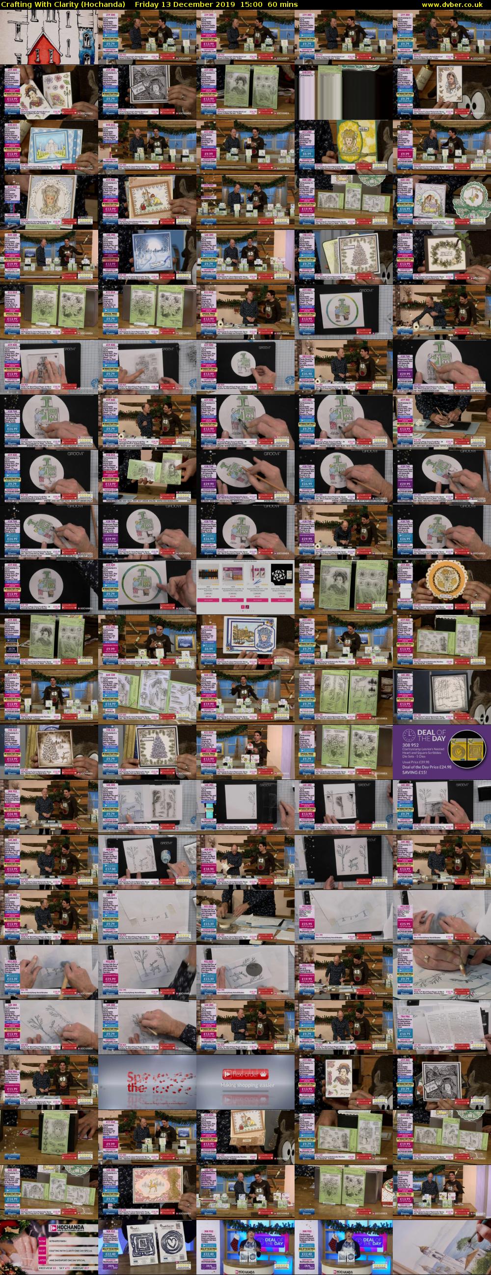 Crafting With Clarity (Hochanda) Friday 13 December 2019 15:00 - 16:00