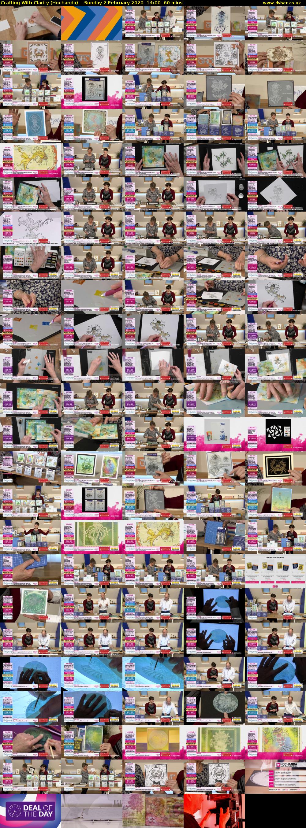 Crafting With Clarity (Hochanda) Sunday 2 February 2020 14:00 - 15:00