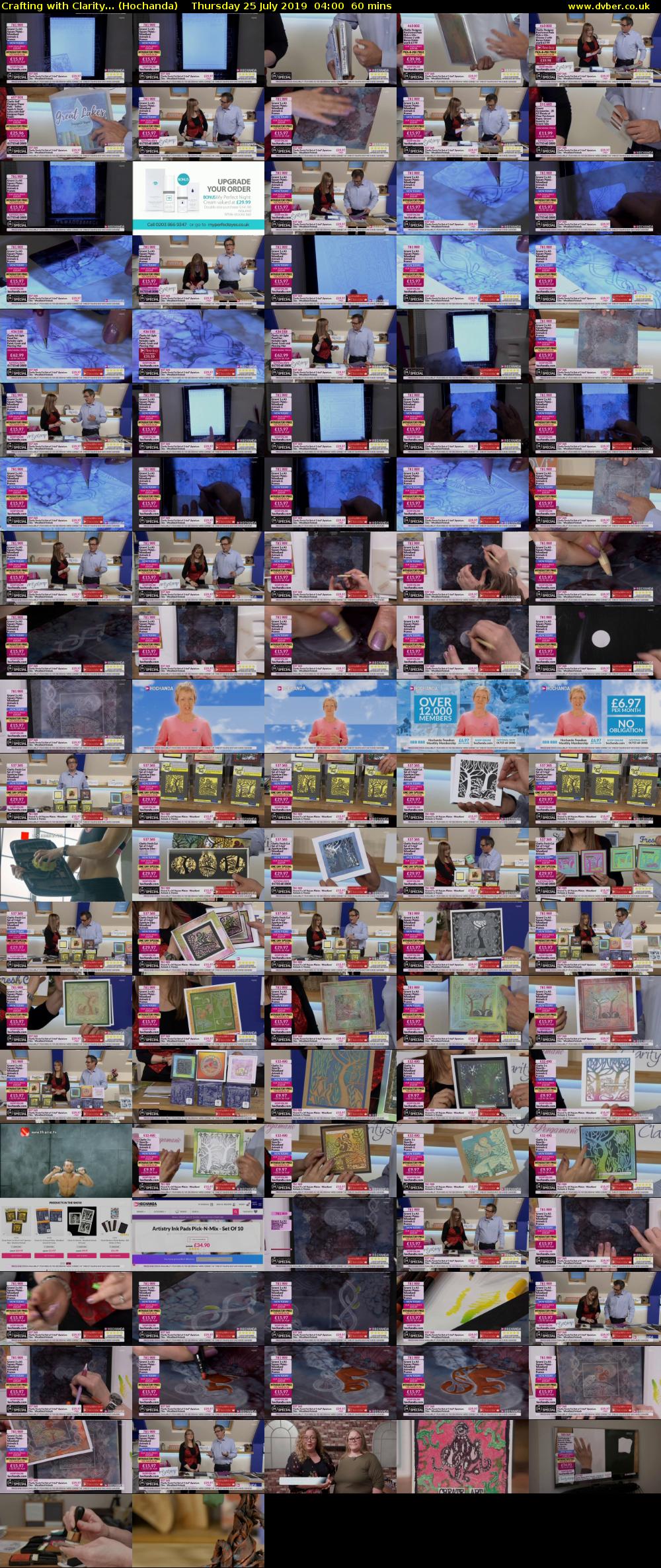 Crafting with Clarity... (Hochanda) Thursday 25 July 2019 04:00 - 05:00