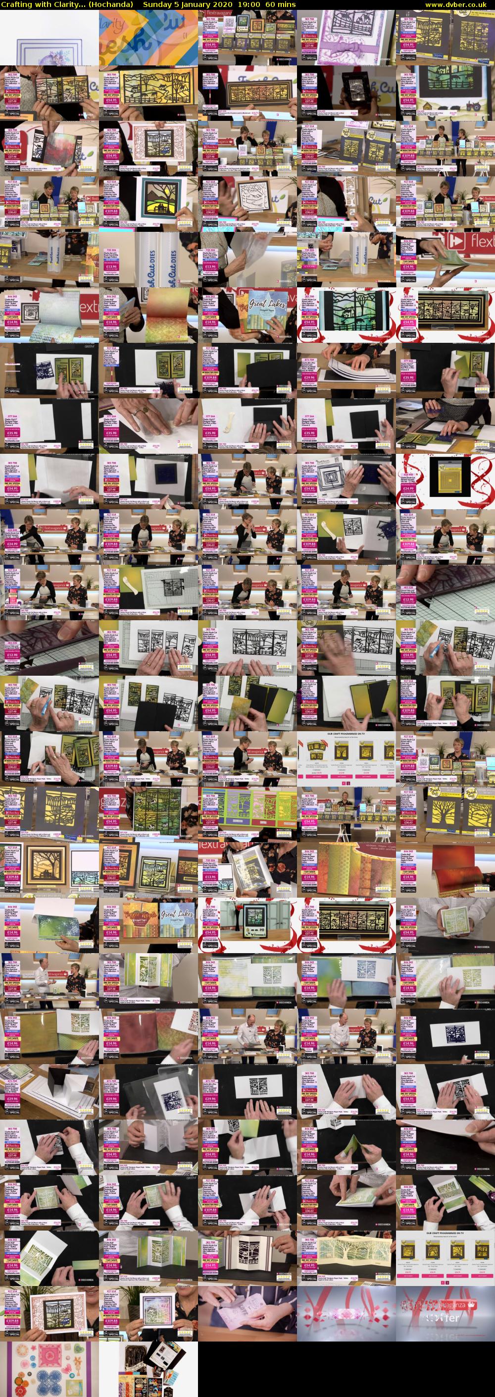 Crafting with Clarity... (Hochanda) Sunday 5 January 2020 19:00 - 20:00