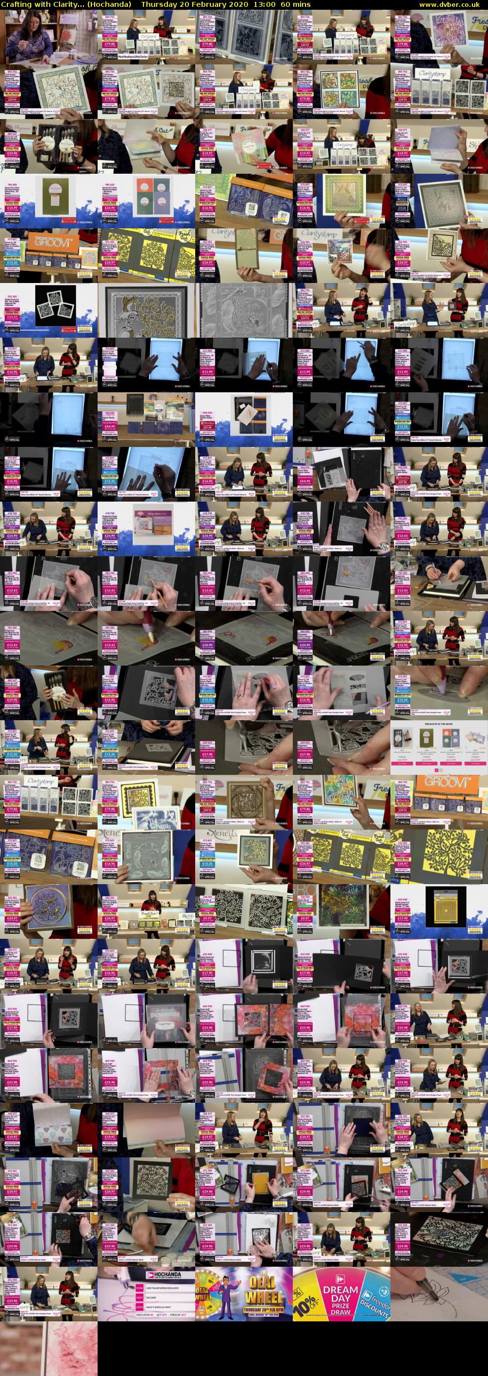 Crafting with Clarity... (Hochanda) Thursday 20 February 2020 13:00 - 14:00