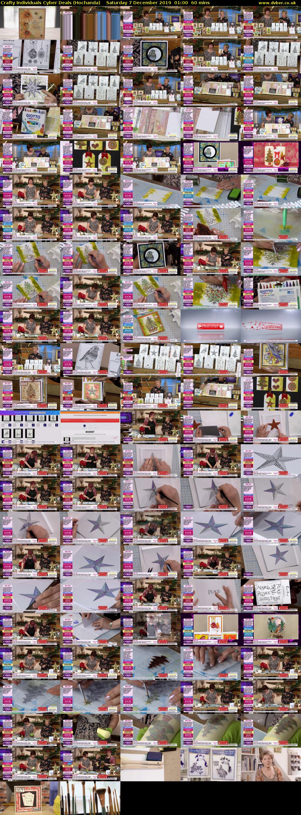 Crafty Individuals Cyber Deals (Hochanda) Saturday 7 December 2019 01:00 - 02:00