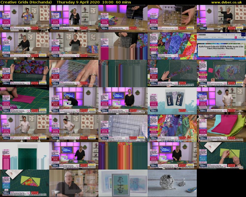 Creative Grids (Hochanda) Thursday 9 April 2020 10:00 - 11:00