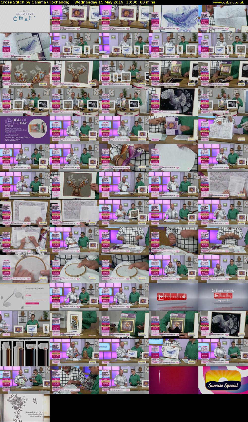 Cross Stitch by Gamma (Hochanda) Wednesday 15 May 2019 10:00 - 11:00