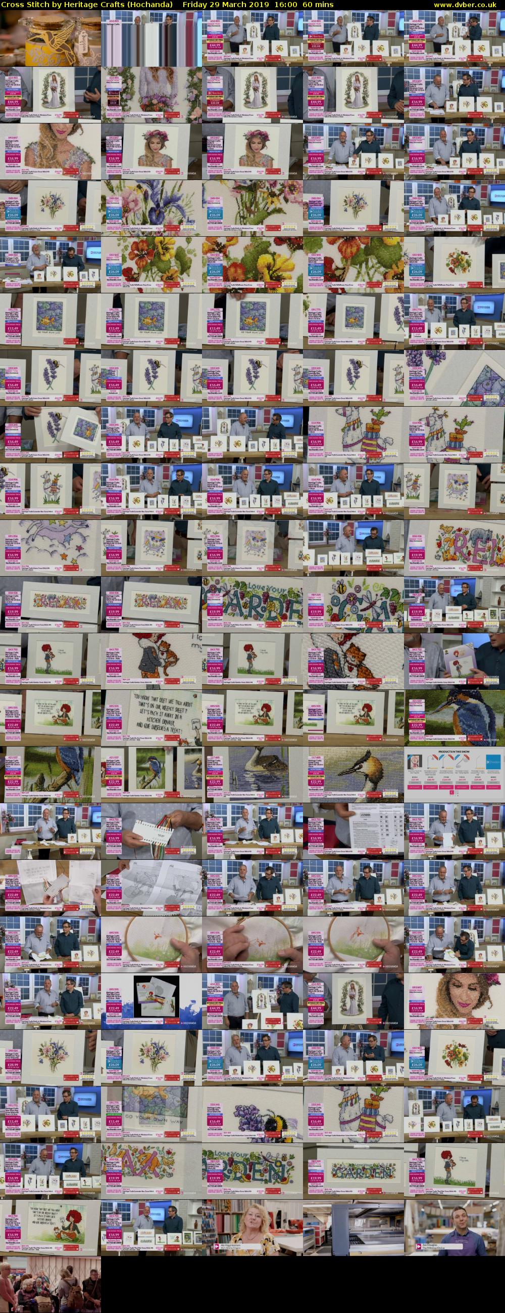Cross Stitch by Heritage Crafts (Hochanda) Friday 29 March 2019 16:00 - 17:00