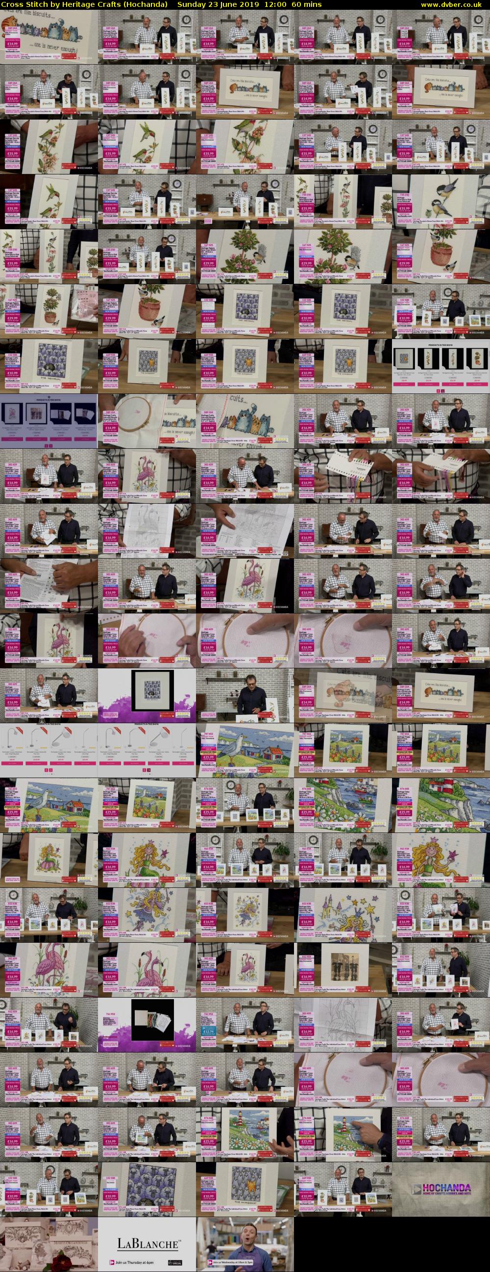 Cross Stitch by Heritage Crafts (Hochanda) Sunday 23 June 2019 12:00 - 13:00