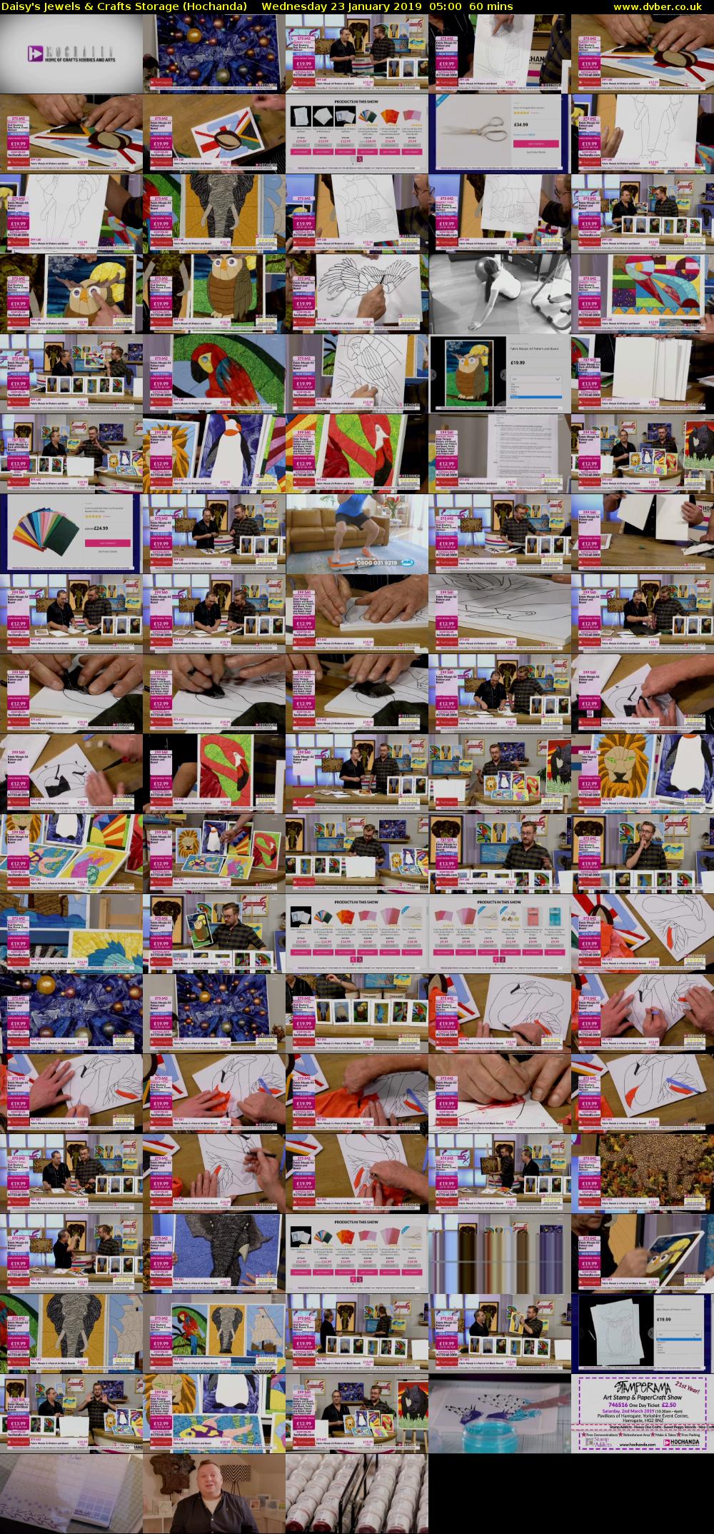 Daisy's Jewels & Crafts Storage (Hochanda) Wednesday 23 January 2019 05:00 - 06:00