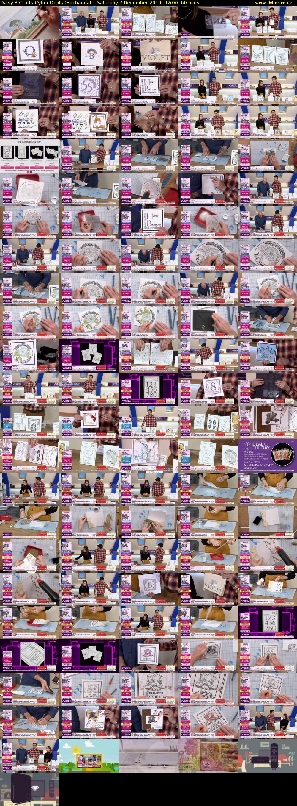 Daisy B Crafts Cyber Deals (Hochanda) Saturday 7 December 2019 02:00 - 03:00