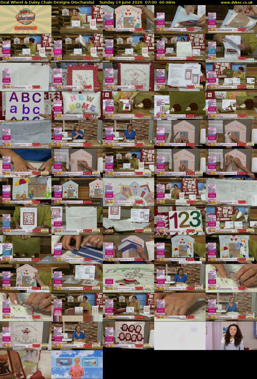 Deal Wheel & Daisy Chain Designs (Hochanda) Sunday 14 June 2020 07:00 - 08:00