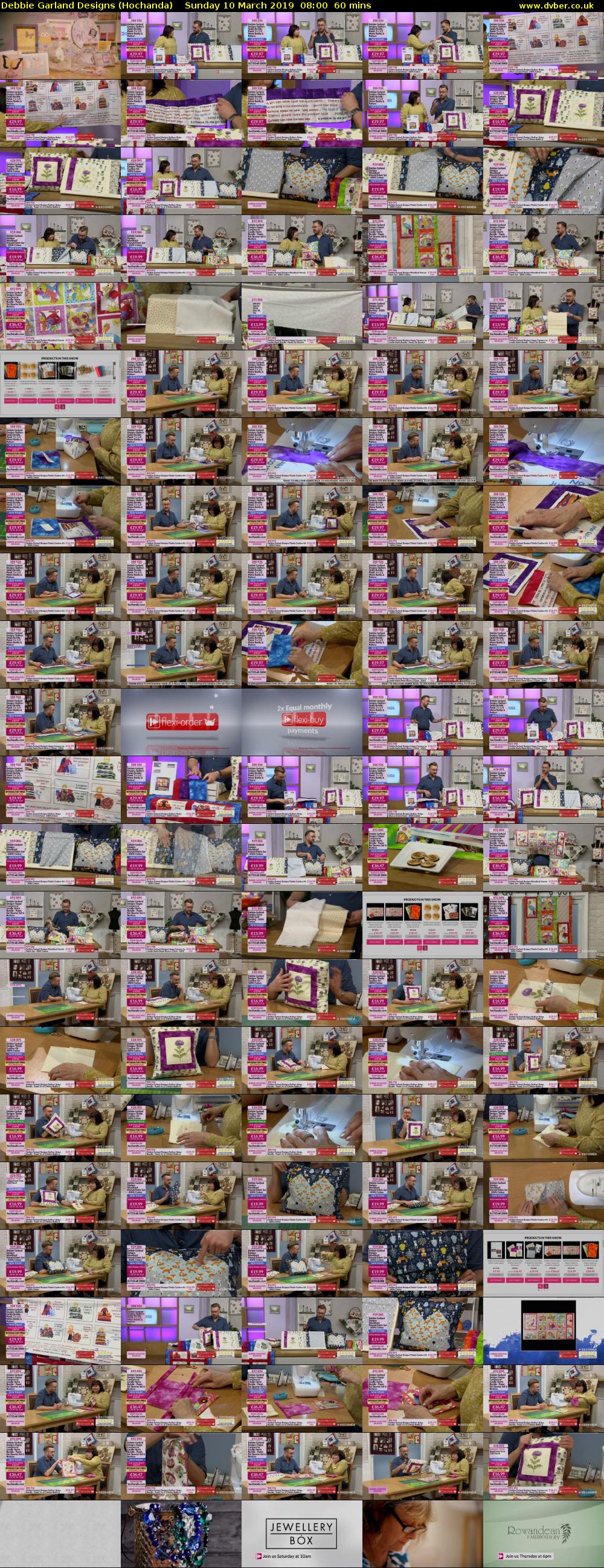 Debbie Garland Designs (Hochanda) Sunday 10 March 2019 08:00 - 09:00